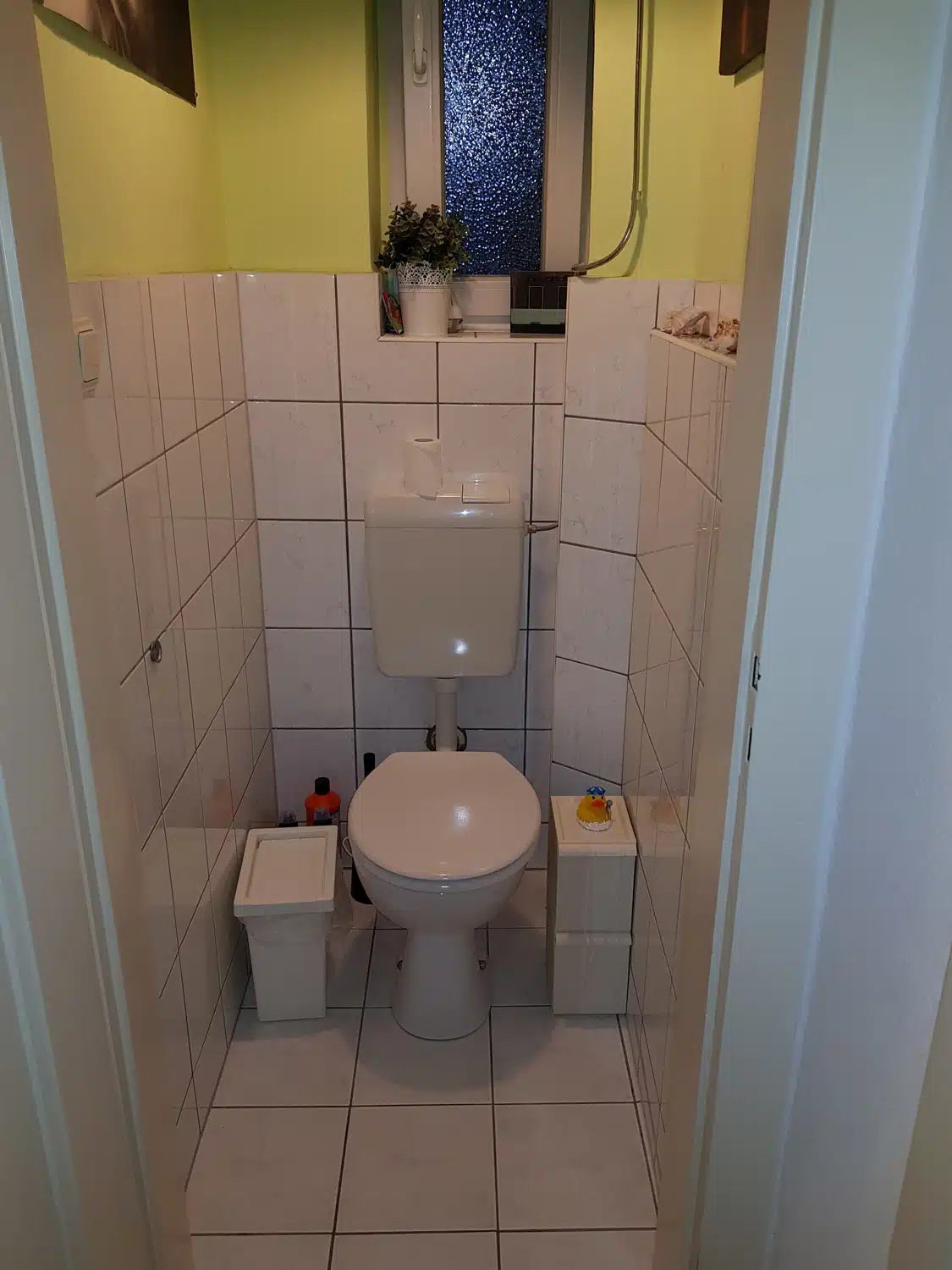 Das neue Gäste-WC vor der Renovierung - Vorherbild